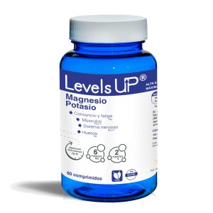 Levels Up Magnesio + Potassio - 60 comprimidos