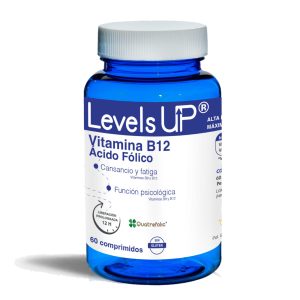 Levels Up Vitamina B12 + Ácido fólico 60 Comprimidos