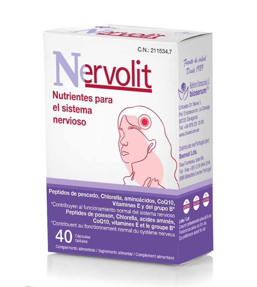 Nervolit 40 cápsulas Bioserum