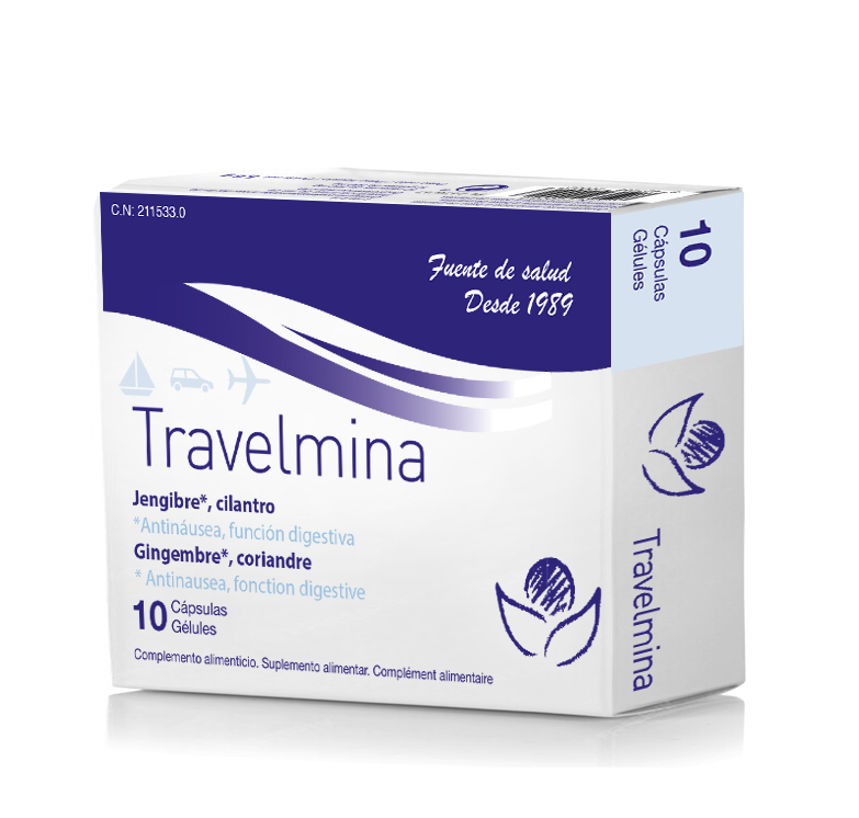 Travelmina Antienjoo 10 cápsulas - Bioserum