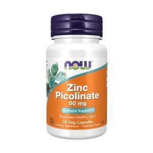 Zinc Picolinate - 50mg - 30 Cápsulas - Now