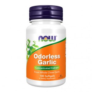 Odorless Garlic - 100 Cápsulas Moles - Now