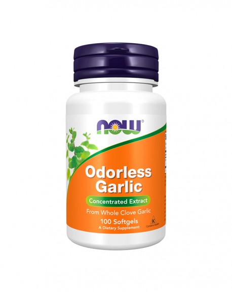 Odorless Garlic - 100 Cápsulas Moles - Now