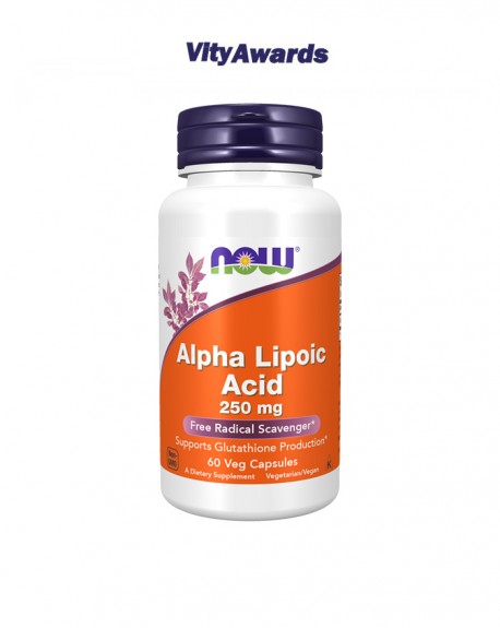 Alpha Lipoic Acid 250 mg - 60 Cápsulas - Now