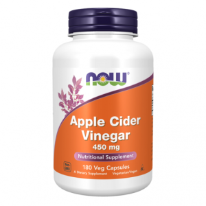 Apple Cider Vinegar 450mg - 180 Cápsulas - Now