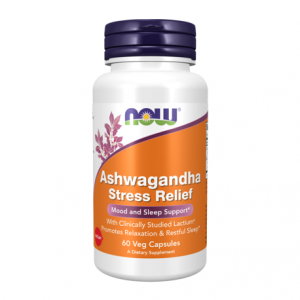 Ashwagandha Stress Relief 60 Cápsulas - Now