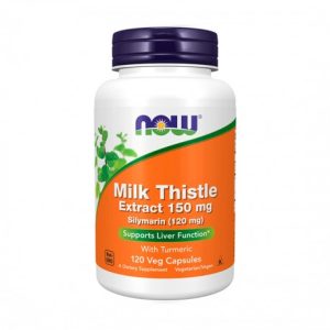 Milk Thistle Extract 150 mg Silymarin – 120 cápsulas – Now