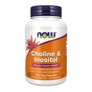 Choline + Inositol - 100 Cápsulas - Now