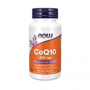 CoQ10 200 mg - 60 Cápsulas - Now