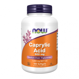Caprylic Acid 600 mg - 100 Cápsulas - Now