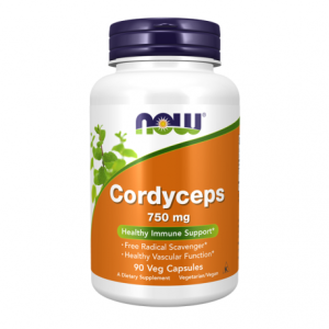 Cordyceps 750 mg - 90 Cápsulas Vegetais - Now