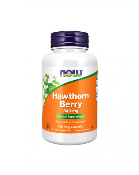 Crataegus Hawthorn Berry 540 mg 100 cápsulas - Now