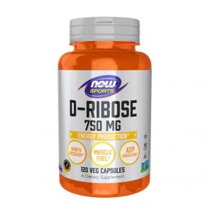D-Ribose Powder 454 gr - 120 Cápsulas Vegetais - Now