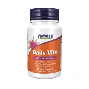Multivitaminas e Minerais - Daily Vits - 30 Comprimidos - Now