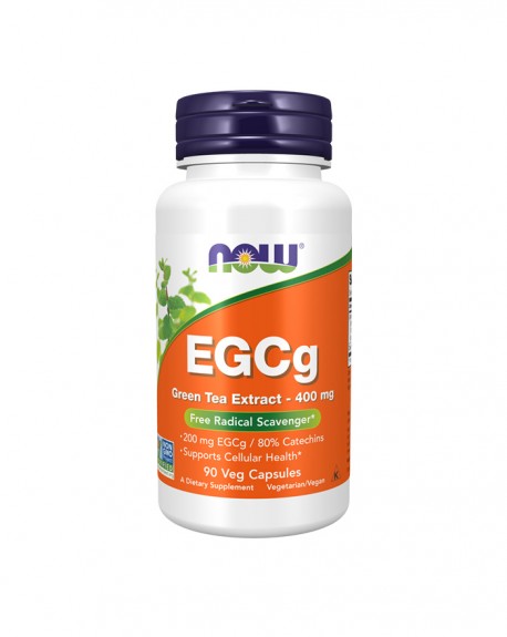 EGCG - Extracto de Chá Verde 400 mg 90 cápsulas - Now