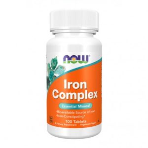 Iron Complex 27 mg 100 comprimidos - Now