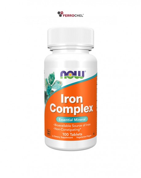 Ferro - Iron Complex - 100 comprimidos - Now
