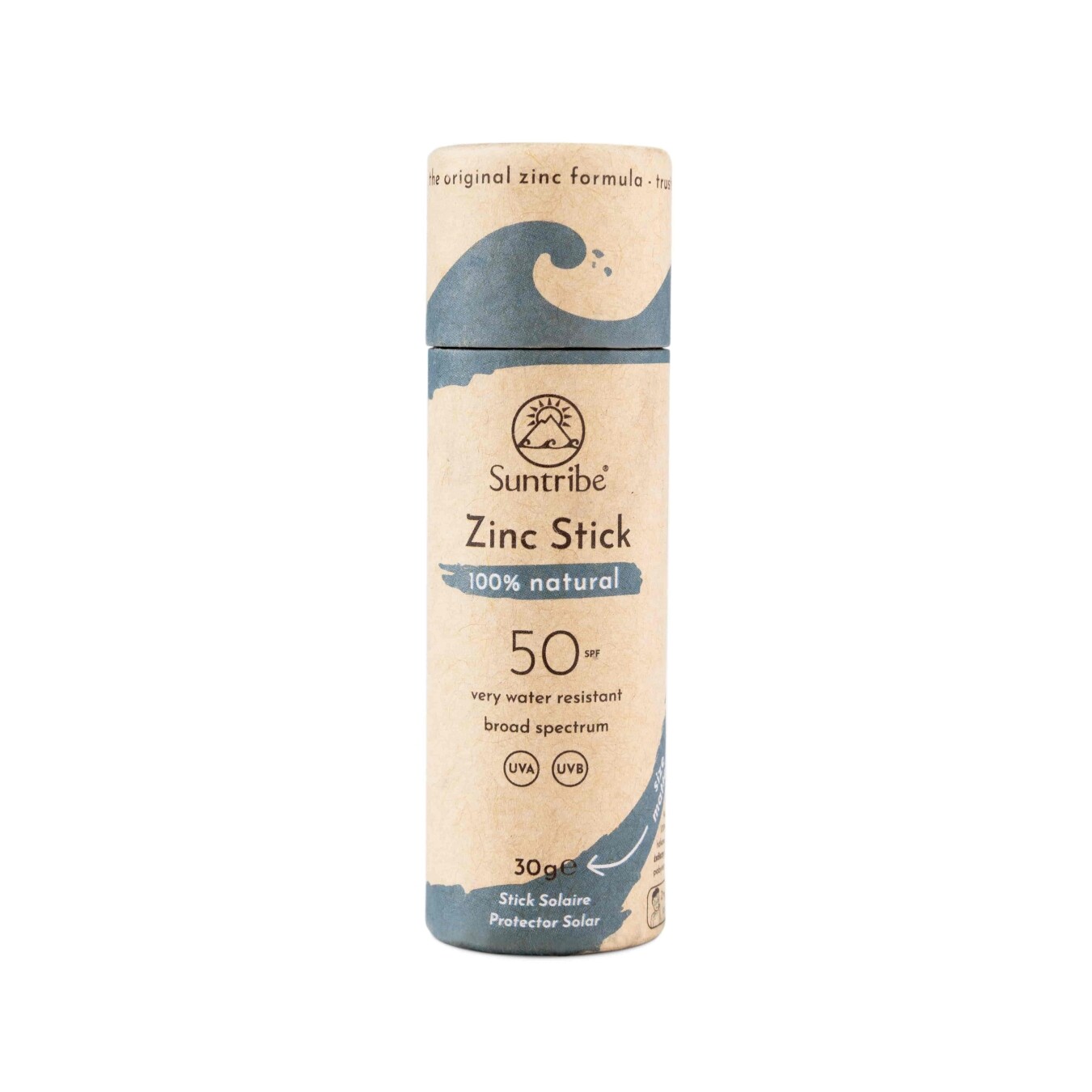 Stick Protetor Solar Zinco FPS 50 Turquesa 30g - Suntribe