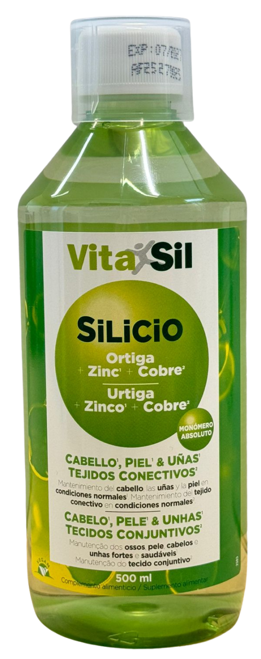 Silício Orgânico Bioactivado 500 ml – Vitasil