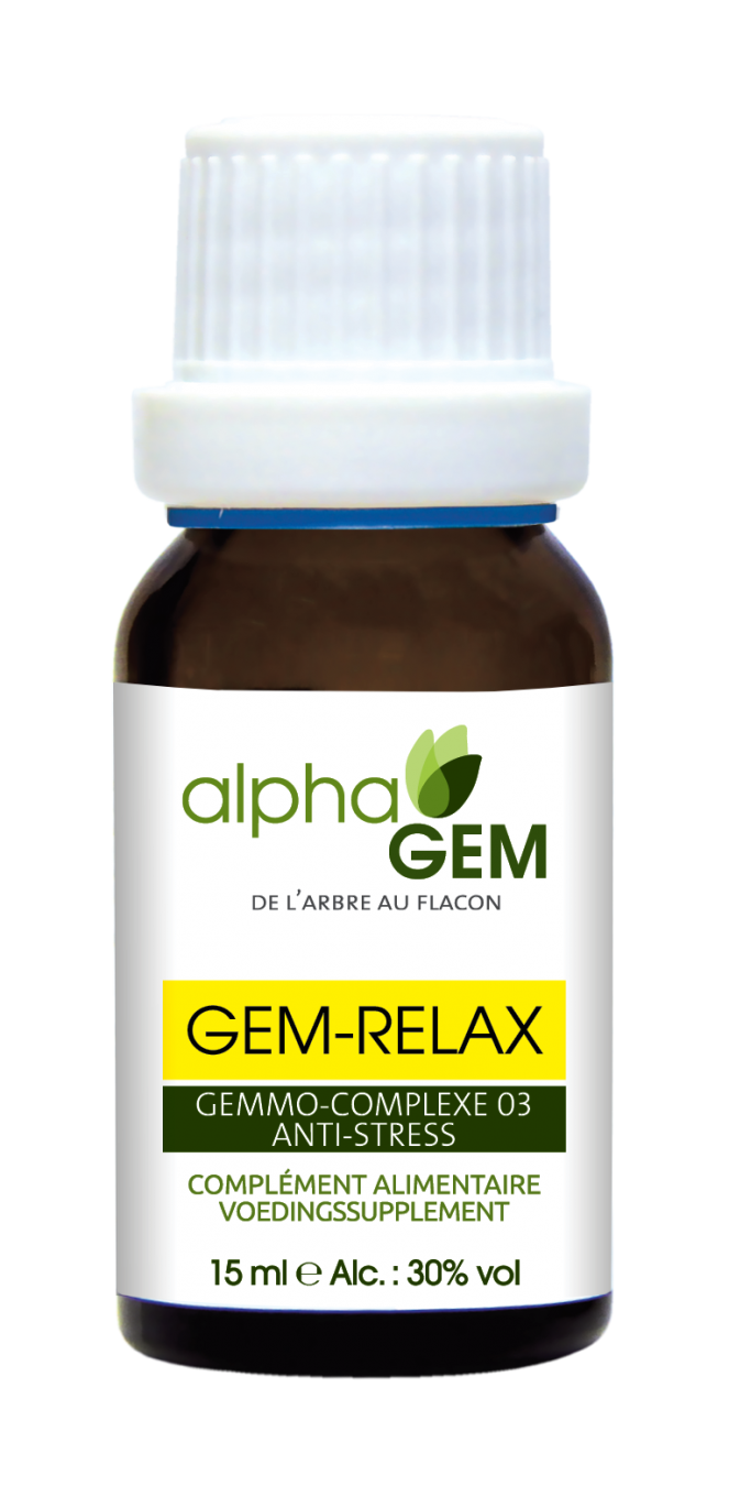 Gem-Relax, Complexo 3 Anti-Stress - 15ml - Alphagem