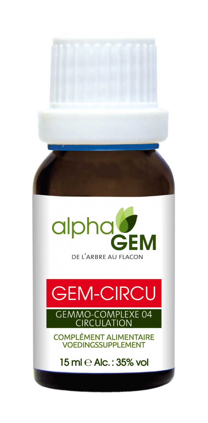Gem-Circu, Complexo 4 Circulação - 15ml - Alphagem