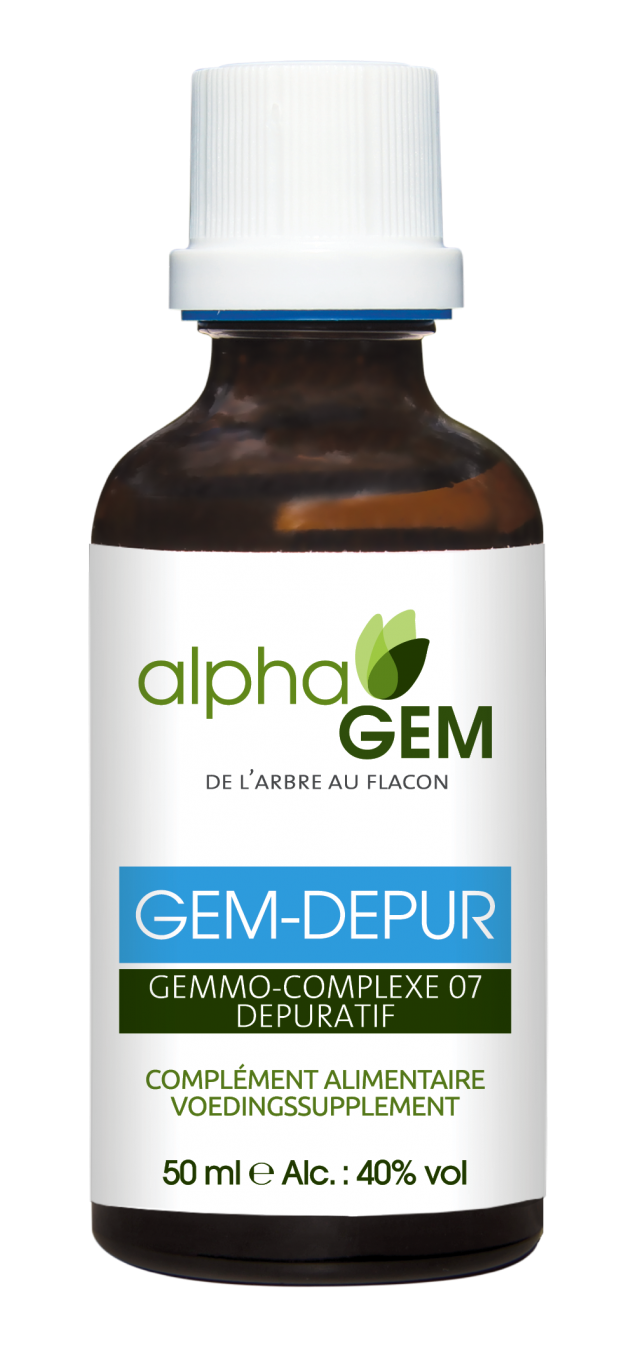Gem-Depur, Complexo 7 Depurativo - 50ml - Alphagem