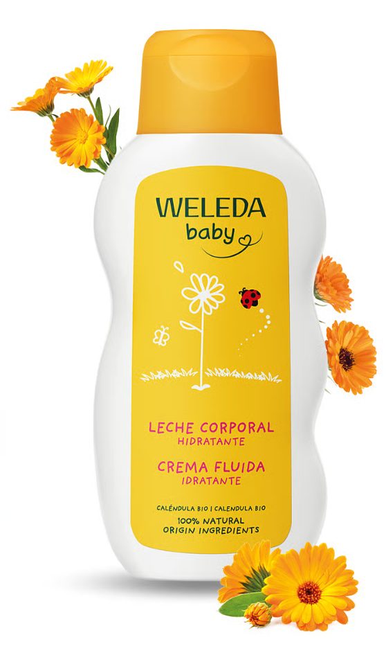 Leche Hidratante Corporal de Caléndula 200 ml - Weleda Baby