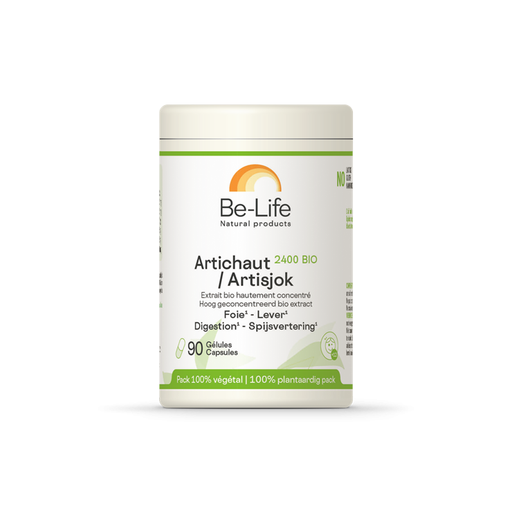 Alcachofra 2400 Bio - 90 Cápsulas – Be-Life