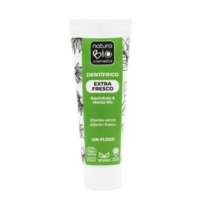 Dentífrico Extra Frescura Equinácea & Menta BIO sem flúor 75ml - NaturaBIO Cosmetics
