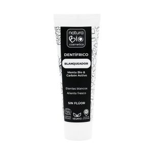 Dentífrico Branqueador Menta BIO & Carvão Ativo BIO sem flúor 75ml