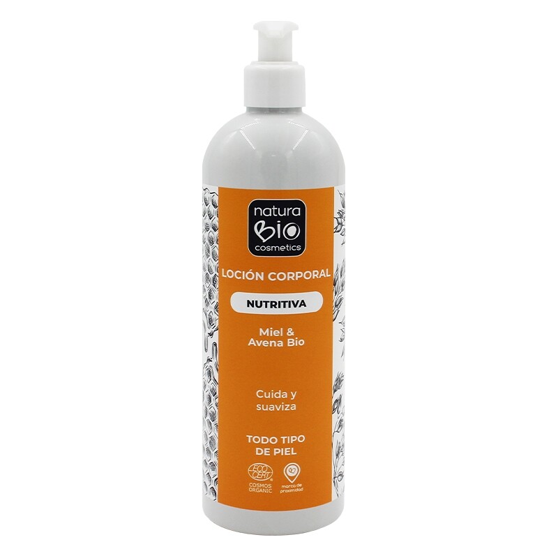 Loção Corporal Nutritiva Mel & Aveia BIO 500ml