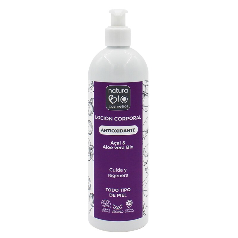 Loção Corporal Antioxidante Açai & Aloé Vera BIO 500ml