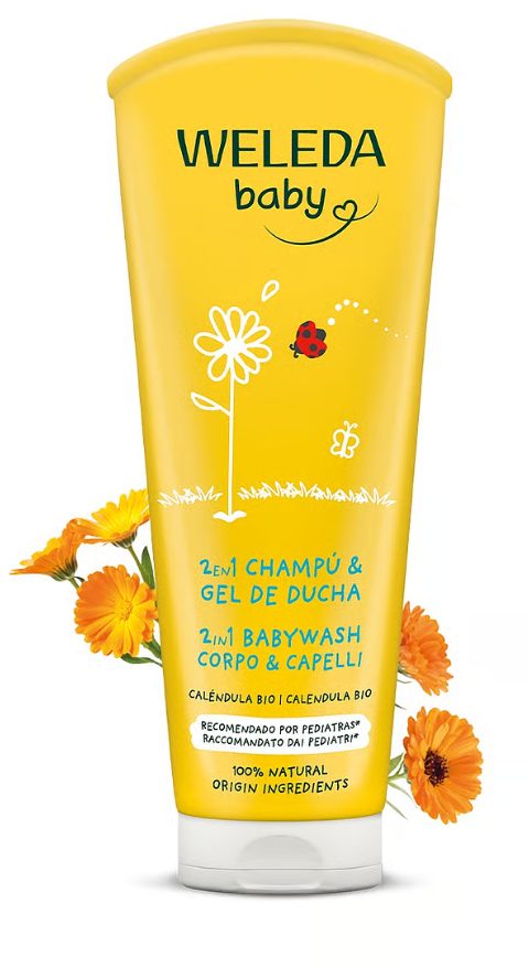 Champú & Gel Baño Caléndula 200 ml - Weleda Baby