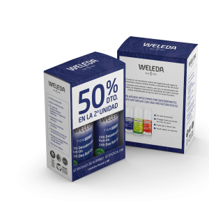 DUO Desodorizante Roll-On Men 2x50ml - Weleda