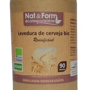 Levedura de Cerveja Revivificável Bio Eco 90 cápsulas - Nat-Form