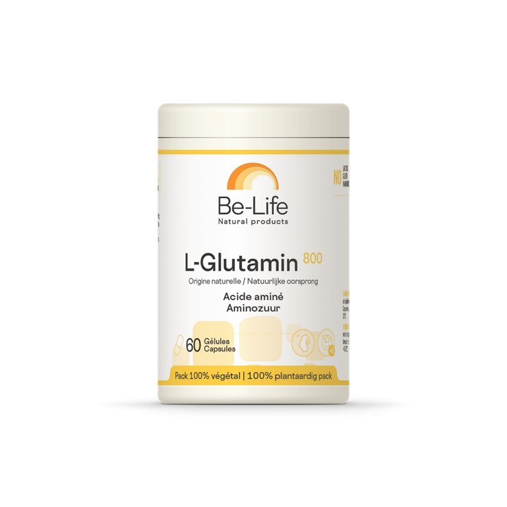 L-glutamina 800 60 cápsulas - Be-life