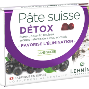 Pâte Suisse Detox 40 Gomas - Lehning