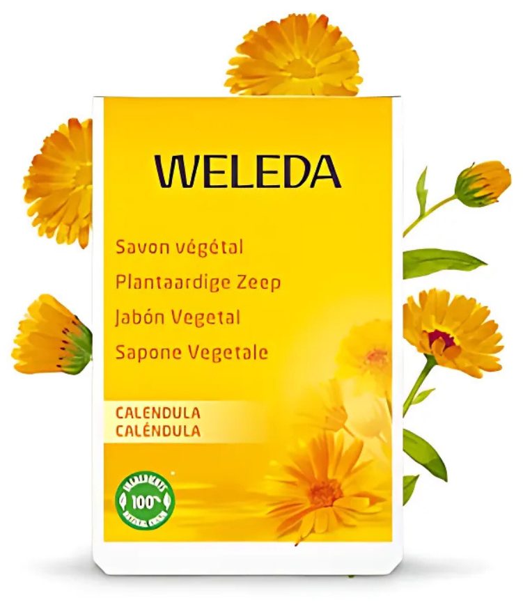 Sabonete vegetal de Calêndula 100GR - Weleda