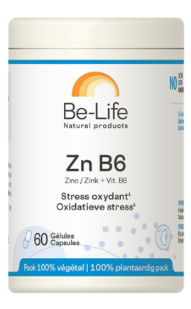 Zinco B6 60 cápsulas - Be-life