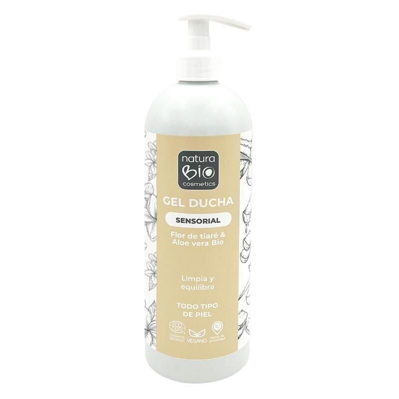 Gel de Duche Sensorial Flor de Tiaré & Aloé BIO 740ml