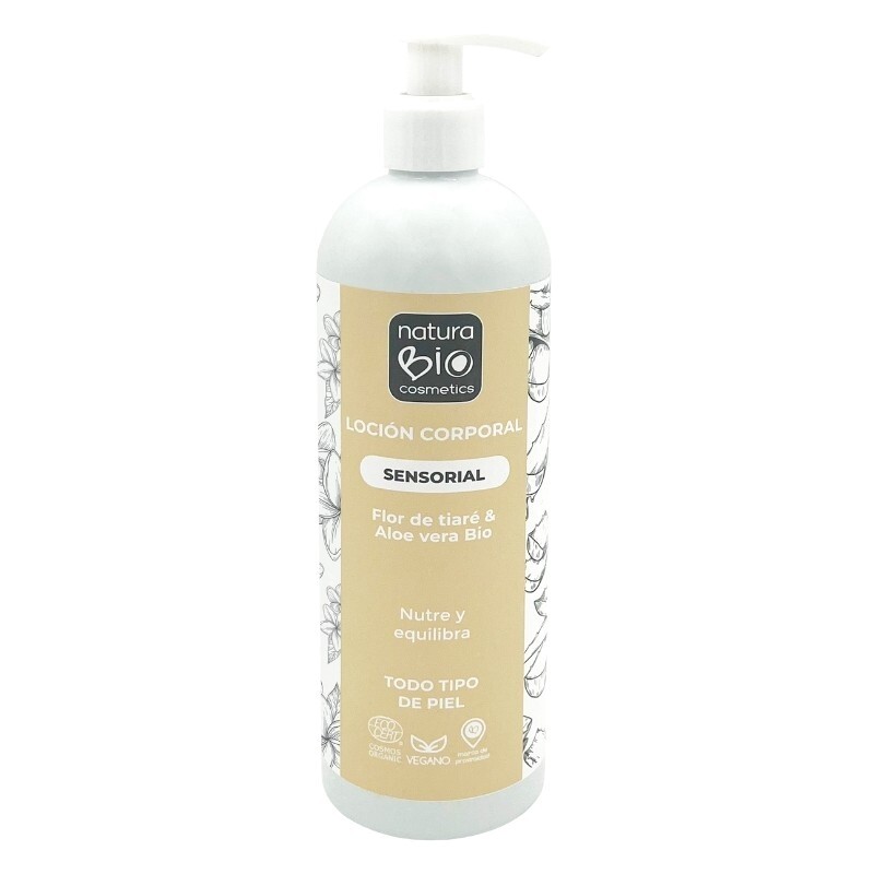 Loção Corporal Sensorial Flor de Tiaré & Aloé Vera BIO 500ml