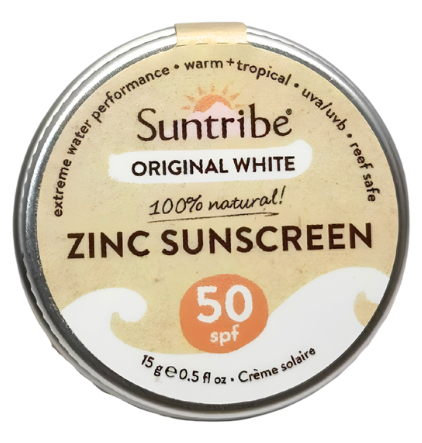 Protector Solar Zinc SPF 50 Blanco 15g - Suntribe