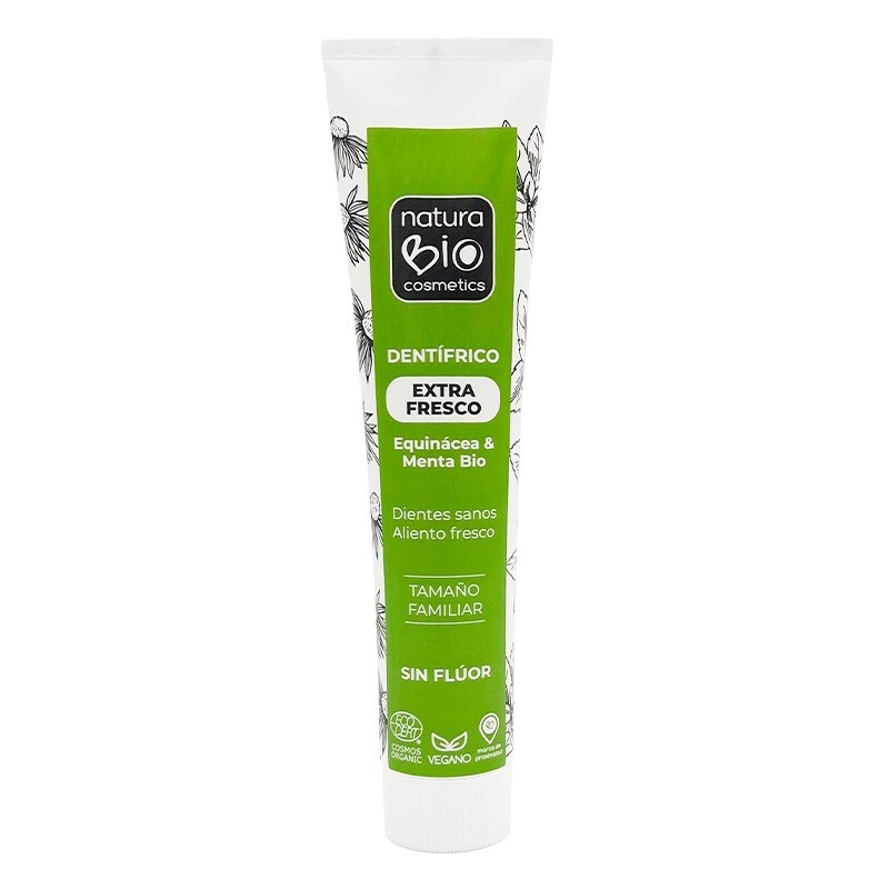 Dentífrico Extra Frescura Equinácea & Menta BIO sem flúor 125ml