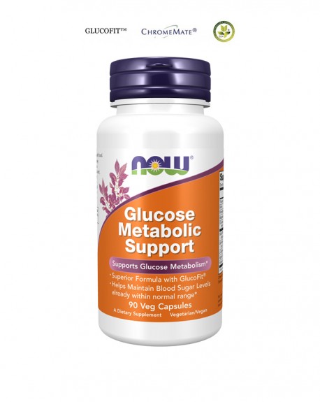 Glucose Metabolic Support 90 cápsulas vegetais - Now