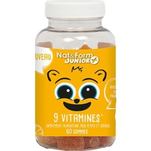 Super Ursinhos 9 Vitaminas 60 gomas - Nat-Form