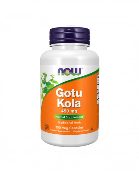 Gotu kola (centelha asiática) 450 mg – 100 Cápsulas – Now