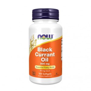 Groselha negra (black currant oil) 500mg - 100 Cápsulas Moles - Now