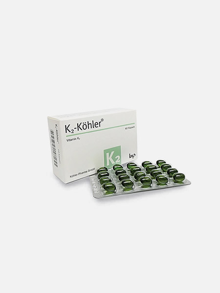 Vitamina K2 Kohler 60 cápsulas - KVP