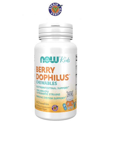 Kid Berrydophilus 60 pastilhas - Now