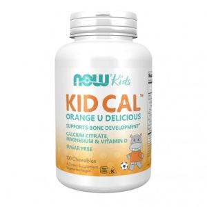 Kid-Cal Orange 100 Comprimidos Mastigaveis - Now